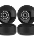 Premium 52mm 95A Hard Skateboard Wheel Set With Preinstalled Bearings And Spacers For Street Tricks And Cruisers Pack Of Four Durable PU