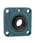55mm Narrow Eccentric Shaft Collar Single Offset Clamp 4-Bolt Flange Lock Low-Profile Machine Axle Fastening for Linear Slide Units Bearing Housings