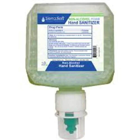 Sam Delicare hand sanitizer foam with alcohol, wall-mounted dispenser, 6/CS