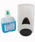 Sam Delicare antibacterial foam wash, 1 L blue pump bottle with wall dispenser