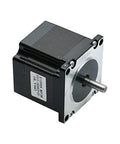 57x57mm Stepper Motor 1.2Nm 3A 1.8 Degree 57HS56 for CNC Milling, close-up view showing metal shaft and label on side