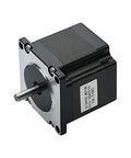 57x57mm Stepper Motor 1.2Nm 3A 1.8 Degree 57HS56 for CNC Milling, front view of NEMA 23-sized motor with 4 leads