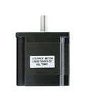 Front view of 57x57mm Stepper Motor 1.2Nm 3A 1.8 Degree 57HS56 for CNC Milling, showing label and metal shaft.