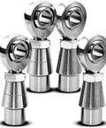 5/8 inch Heim joint rod end kit, chromoly panhard bar joints with left and right hand thread, for steering and suspension, 2 set