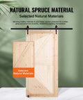 42 Inch By 84 Inch Sliding Barn Door With Hardware Kit Smooth And Quiet Operation Includes 8 In 1 Floor Guide And Handle