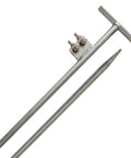 Five Eighth Inch Thirty Two Inch Grounding Rod Hot Dip Galvanized Steel Per ASTM A153 With Ring Terminal Connector Lugs UL Listed