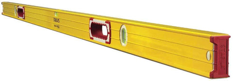 Stabila 37459 59 Inch Builders Level With High Strength Frame And Accuracy Certified Professional Level For Long Span Framing Projects Dual Vial Readings