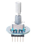 5V Rotary Encoder Module With 20 Pulses Per Revolution Optical Scanning Technology For EC11 Boards, front view