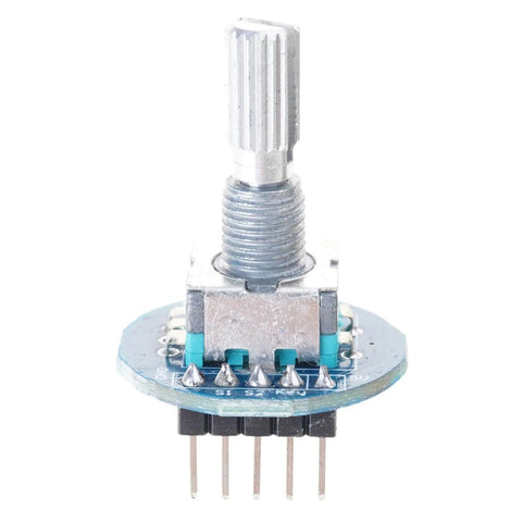 5V Rotary Encoder Module With 20 Pulses Per Revolution Optical Scanning Technology For EC11 Boards, front view