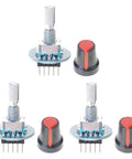 Set of 5V Rotary Encoder Module With 20 Pulses Per Revolution Optical Scanning Technology For EC11 Boards