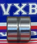 Side view of NKI10/20 Needle Roller Bearing 10x22x20mm - Machined Type against VXB background.