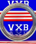 Front view of S6811ZZ Food Grade Stainless Steel Ball Bearing with VXB backdrop.