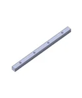 LWE20R2500PS2/A2 20mm linear way ball rail single slide unit with C-Lube built-in lubrication, low-profile precision guide