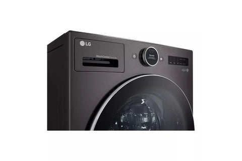 Effortless, space saving 5.0 cu ft all-in-one washer dryer combo with TurboWash360 and WiFi lets you wash and dry in a single compact ventless unit, Energy Star rated and ideal for apartments, condos, and tight laundry spaces, front view.