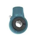 Front view of UEECH210-32 2-Wide Accu-Loc Hanger Assembly Single, Shaft Support with Sealed Ball Bearing, Eccentric Lock Collar, Flanged Linear Slide Replacement UEECH21032.