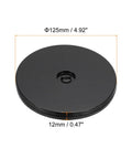 5 Inch Heavy Duty Rotating Swivel Stand With 360 Degree Rotation Lazy Susan Turntable 125mm Outer Diameter For Models Plants TV Monitors Computers Up To 10kg Durable Acrylic And Stainless Steel Bead Construction Black