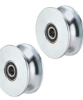 5-Inch Sliding Gate Rollers Fits 1-5/8 Inch Pipe For Chain Link Fence Gates Replacement Rollers In Cast Steel For Smooth Operation
