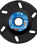 View Window Grinding Disc With Integrated Viewing Pane For Precise Grinding 5 Inch By 7/8 Inch SGP SteeloX Victograin Ceramic Disc