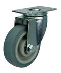 5" inch caster wheel 220 lbs - tpr - top plate mount built for smooth motion, steady alignment, and clean installs, metal bracket