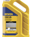 Five Pound White Marking Chalk For Temporary Surface Lines On Metal Wood Concrete And More in a yellow container