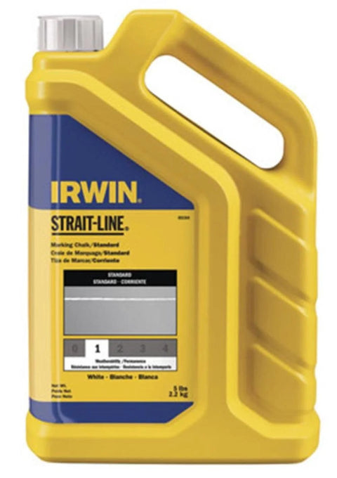 Five Pound White Marking Chalk For Temporary Surface Lines On Metal Wood Concrete And More Ideal For Laying Out Precise