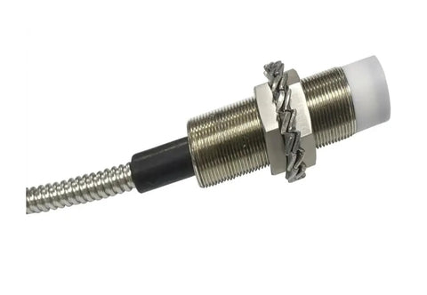 ML33 5mm Eddy Current Displacement Sensor With Return Spring, stainless steel body, ideal for precise position sensing in industrial use