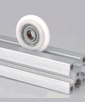 5mm Bore 2020 Aluminum Extrusion Profile 29mm POM Plastic Y Type Track sliding Wheel Bearing 5x29x8mm - VXB Ball Bearings