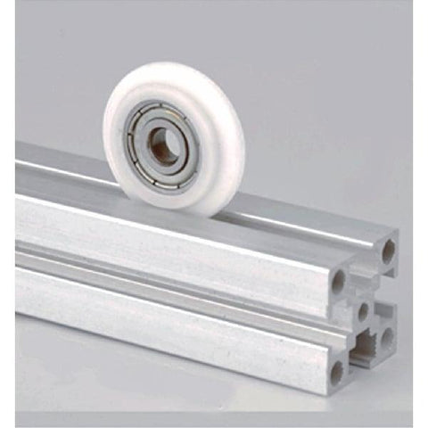 5mm Bore 2020 Aluminum Extrusion Profile 29mm POM Plastic Y Type Track sliding Wheel Bearing 5x29x8mm - VXB Ball Bearings