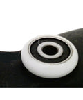 5mm Bore Bearing with 19mm White Plastic Tire 5x19x5mm - VXB Ball Bearings