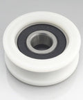 5mm Bore Bearing with 21mm Round Nylon Pulley U Groove Track Roller Bearing 5x21x6mm - VXB Ball Bearings