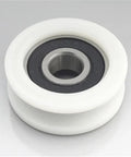 5mm Bore Bearing with 21mm Round Nylon Pulley U Groove Track Roller Bearing 5x21x6mm - VXB Ball Bearings