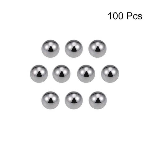 5mm Carbon Steel Bearing Balls, Precision Ball Set of 100, for Bearings and Mechanical Gears, High Hardness and Wear Resistance