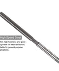 5mm H8 Hand Reamer For Metal And Wood Hole Reaming With Straight Flute 0.197 Inch Cutting Size 87mm Overall Length High Speed Steel Tool