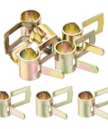 Pack Of 5 5mm ID 3/16 Inch Fuel Line Hose Clips And Spring Clamps For Low Pressure Air Water Vacuum Tubing Pipe Fasteners Durable 65Mn Spring Steel Great For Garage Boats Motorcycles And Cars