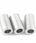 Three 5mm Inner Diameter 304 Stainless Steel Sleeve Bushing Bearings, Waterproof And Rustproof, 5x7x8mm size, high strength.