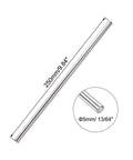 5mm x 250mm 304 Stainless Steel Solid Round Rod for DIY Craft - 5pcs, showing detailed dimensions and round profile
