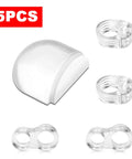 Five Piece Silencer Door Stop Set With Floor And Wall Protector Jammer Buffer Guard Easy To Install Door Knob Guard