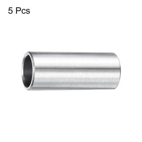 Five Piece Pack Stainless Steel Spacer 1/2 Inch Bore 5/8 Inch Outer Diameter 1-1/2 Inch Length For 1/2 Inch Screws Bolts And Rods