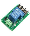 Two Pack 5V Relay Module 30A One Channel With Optocoupler Isolation And High And Low Trigger Built For 5V 12V 24V Power Easy Terminal Connectors