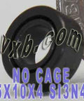 5x10x4 Full Complement Ceramic Bearing Si3N4 Miniature - VXB Ball Bearings