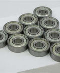 5x10x4 Stainless Steel Shielded Miniature Bearing Pack of 10 - VXB Ball Bearings