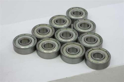 5x10x4 Stainless Steel Shielded Miniature Bearing Pack of 10 - VXB Ball Bearings