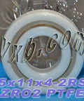 5x11x4 ZrO2 Full Ceramic Sealed Miniature Bearing - VXB Ball Bearings