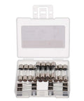 5x20mm Fast Blow Glass Fuses 15A 250V Pack of 20 High Quality Fuses in Clear Plastic Storage Case