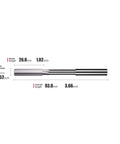 6.4mm Chucking Reamer For Precision Lathe Work With H7 Tolerance, HSS Straight Flute Reamer, 93mm Overall Length, 26mm Tool Edge display