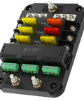 12V Automotive Fuse Block With Relay Kit For Cars, Trucks And Marine Boats 6 Circuit Fuse Box With Accessory Interface