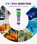 All In One Hydrogen Water Tester Kit With TDS Meter And ORP pH EC Tester for drinking water, aquariums, and kombucha brewing by Yinmik