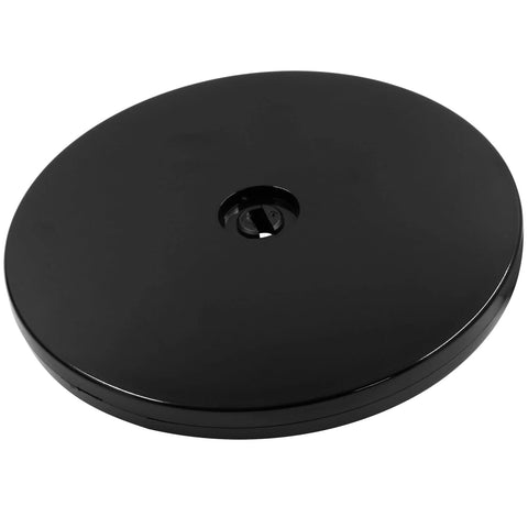 6-Inch Lazy Susan Turntable With Black Acrylic Surface Ball Bearing Rotation For Cakes And Spices Durable Acrylic Tray