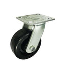 6" inch caster wheel 882 lbs - phenolic - 0-180ºc - top plate mount for CNC and automation, swivel design