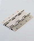 6 Inch Double Opening Door Hinge With Double Spring 360 Automatic Closing For Wooden Doors Gold, steel construction